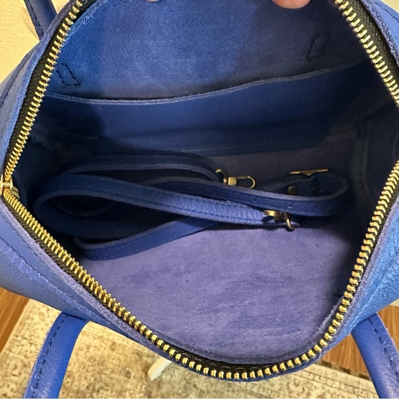 Portland Leather Goods Sloan Large Doctor Vibrant Astro Blue Satchel Premium - Picture 7 of 7